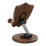Beechwood Guardian Angel Adjustable Phone Stand – Faith-Inspired Wooden Desk Holder