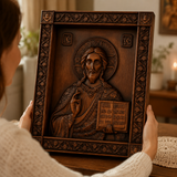 Christus Pantokrator Holzschnitzerei