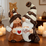 offee Couple Gnome Resin Figurine | Valentine's Day Gift