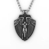 St.Michael's Archangel Necklace. Paratrooper Police Military Paramedic Grocers Mariners and military personnel Patron Saint Amulet - BGCOPPER