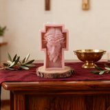 Jesus Crucifix Scented Candle: A Sacred Glow of Sacrifice & Devotion