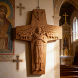 “Good Shepherd” Jesus Shepherd Wooden Wall Hanging