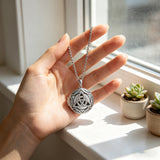 Celtic Triquetra Locket Necklace – Heritage, Memory & Timeless Protection