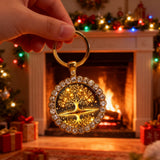 Tree of Life Keychain: A Christian Symbol of Rooted Faith & Eternal Hope
