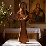 Holy Spirit Dove Wooden Cross: A Symbol of the Spirit’s Presence & Guidance