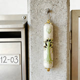 Tree of Life Enamel Mezuzah (Doorpost Prayer Scroll)