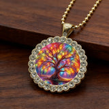 Tree of Life Round Pendant & Keychain: A Symbol of Growth, Connection, and Vibrant Life
