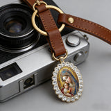 Bohemian Our Lady & Child Necklace & Keychain