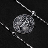 New titanium steel tree of life necklace - BGCOPPER