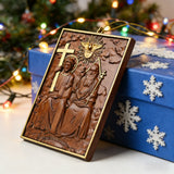 Bgcopper Heilige Dreifaltigkeit Holz Wanddekor