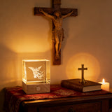 Archangel Michael 3D Crystal Lamp: A Beacon of Protection & Faith