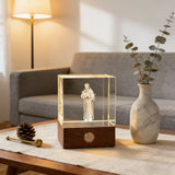 St. Francis of Assisi Crystal Lamp: A Beacon of Peace & Creation