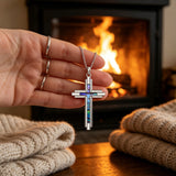 Abalone Shell Cross Necklace – Divine Protection & Celestial Beauty