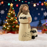 The Good Shepherd Resin Figurine: "The Lord is My Shepherd" ✨🙏