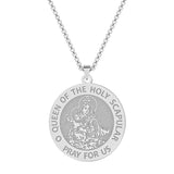 Bgcopper The Holy Scapular Round Religious Medal Necklace - BGCOPPER