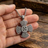 Vintage Celtic Knot Cross Necklace – Heritage, Eternity & Sacred Protection
