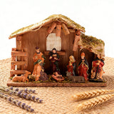 Nativity Manger Set: A Gentle Narrative of Christmas Eve - craftsmanship detail