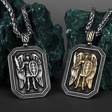 St.Michael's Archangel Necklace. Paratrooper Police Military Paramedic Grocers Mariners and military personnel Patron Saint Amulet - BGCOPPER