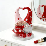 Love Heart Gnome Resin Figurine | Romantic Home Decor