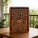Hagia Sophia Wooden Wall Art: Warm Corner of Byzantine Beauty