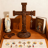 Beechwood Orthodox Double-Sided Crucifix: Carry His Redemption Close, In Every Moment