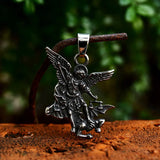 Bgcopper ST.Michael Archangel Stainless Steel Necklace - BGCOPPER