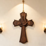 Holy Spirit Dove Wooden Cross: A Symbol of the Spirit’s Presence & Guidance