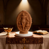 Oval Easter Egg Jesus Scented Candle: A Sacred Fusion of Faith & Easter Tradition