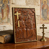 Bgcopper Heilige Dreifaltigkeit Holz Wanddekor