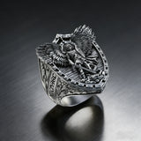 Archangel Michael Steel Titanium Ring——Giving us the strength and courage to move forward