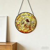 Jesus & Creation Stained Glass Suncatcher: Light, Faith, and the Beauty of God’s World