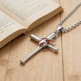 Baseball Bat Cross Necklace – Faith & Passion on the Field