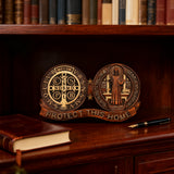 St. Benedict's Exorcism Medal Christian Wall Plaque - Best Christmas Gift