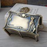 Ancient Egyptian Cat God Zinc Alloy Jewelry Box: Mystery Guardian, Brilliant Collection - BGCOPPER