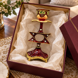 Vintage Burgundy Star of David Candle Holder – Faith & Heritage Home Decor