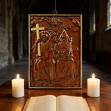 Bgcopper Heilige Dreifaltigkeit Holz Wanddekor