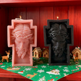 Jesus Crucifix Scented Candle: A Sacred Glow of Sacrifice & Devotion