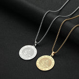 Bgcopper The Holy Scapular Round Religious Medal Necklace - BGCOPPER