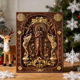Jesus Ascension Solid Wood Relief: The Perfect Faith Gift for Disciples