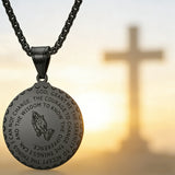 Serenity Prayer Medallion Necklace: A Daily Reminder of Faith & Resilience