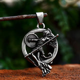 Stainless Steel Spartan Warrior Necklace - BGCOPPER