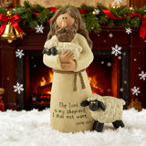 The Good Shepherd Resin Figurine: "The Lord is My Shepherd" ✨🙏
