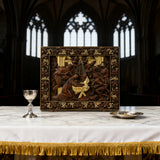 Nativity Scene Wooden Plaque – A Handcrafted Reminder of Christ's Birth 🕊️