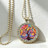 Tree of Life Round Pendant & Keychain: A Symbol of Growth, Connection, and Vibrant Life