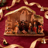 Nativity Manger Set: A Gentle Narrative of Christmas Eve - craftsmanship detail
