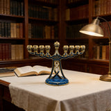 Holy 7-Branch Christian Menorah: Emblem of Divine Light and Devout Faith