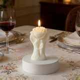 Rose & Couple Aromatherapy Candle: A Romantic Glow for Your Love