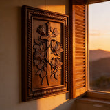 Rose & Sword Wood Wall Art: Where Strength Meets Grace