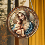 Our Lady of the Holy Child Acrylic Pendant | Divine Blessings Accompany You Through All Seasons