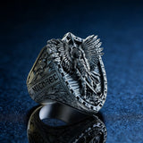 Archangel Michael Steel Titanium Ring——Giving us the strength and courage to move forward